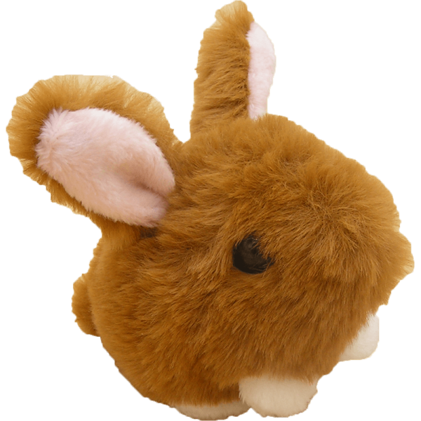 Peluche Lapin 10cm marron