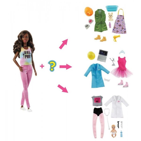 Poupée Barbie You can be anything - 8 surprises