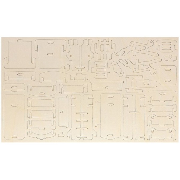 Meubles en Bois pour Maison de Poupées - 34 pièces