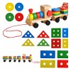 Train en bois trieur de formes