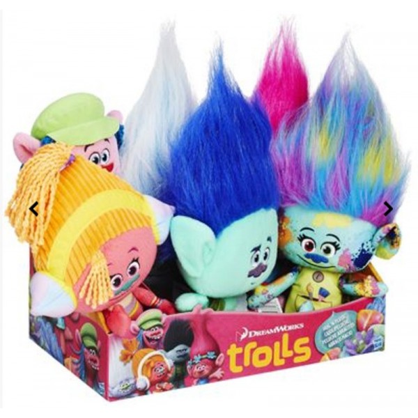 Peluche Trolls Dreamworks Guy Diamant 30cm - assortiment Hasbro