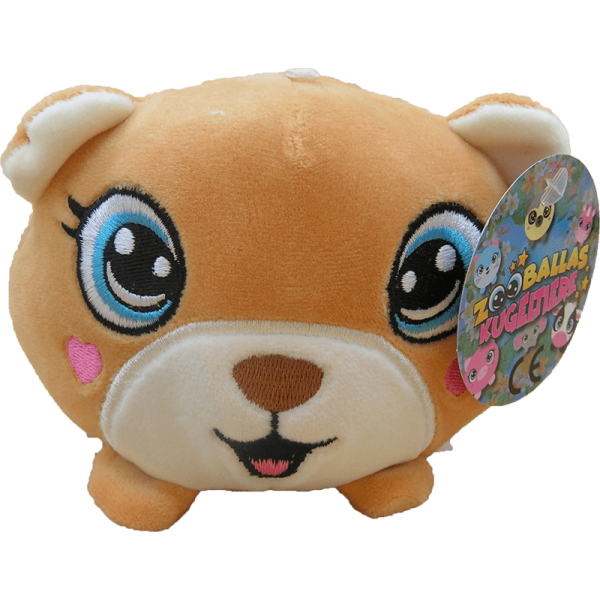 Peluche Chien des Animaux Squishy Zooballas 10cm