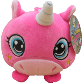 Peluche Licorne des Animaux Squishy Zooballas 10cm