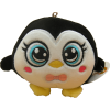Peluche Pingouin des Animaux Squishy Zooballas 10cm