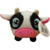 Peluche Vache des Animaux Squishy Zooballas 10cm