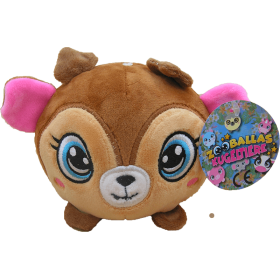 Peluche Daim des Animaux Squishy Zooballas 10cm