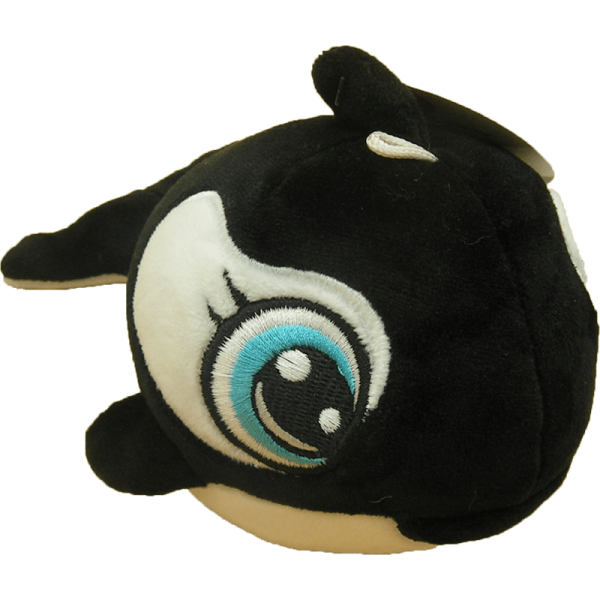 Peluche Orque des Animaux Squishy Zooballas 10cm