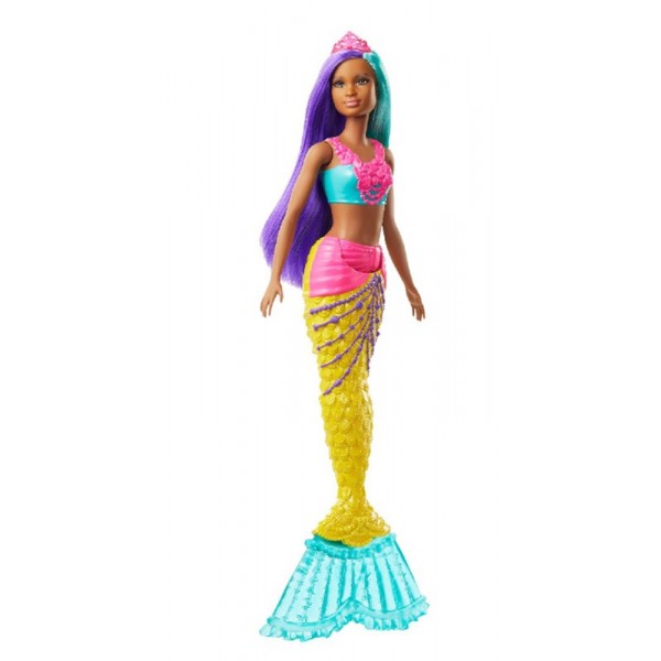 Poupée Sirène Barbie Dreamtopia - Cheveux Violets et Turquoises