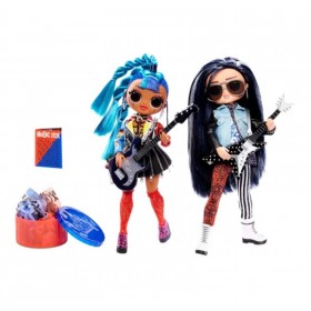 Pack LOL Surprise OMG Remix 2 poupées 25cm Rocker Boy & Punk Girl avec musique