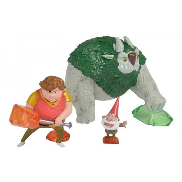 Dreamworks trollHunter 3 Figurines Toby, Argh et Gnome