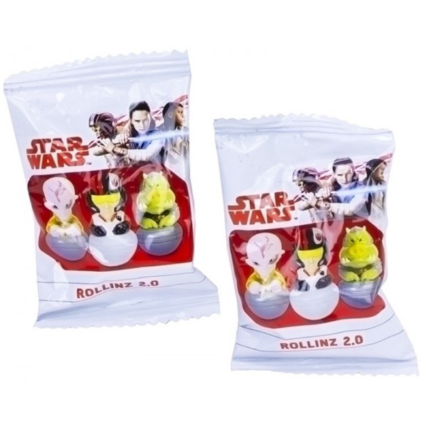 Lot de 3 mini figurines surprise Star Wars Rollinz 2.0