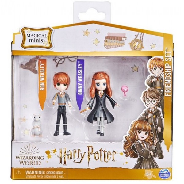 Harry Potter Magical Minis friendship Set Ron et Ginny