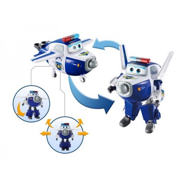 Super Wings transforming Paul 12cm - Transformable et Articulé