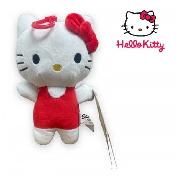 Peluche Hello Kitty 18cm avec Clip