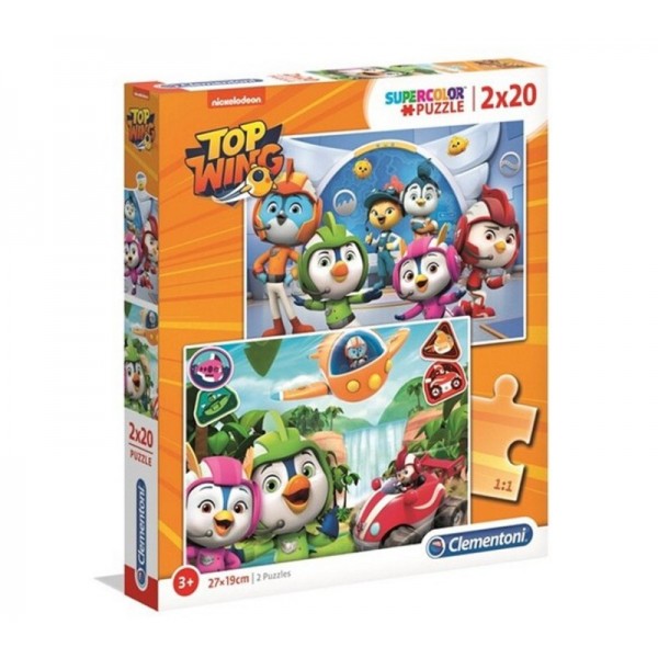 Puzzle Top Wing 2x20 pièces - Clementoni 24760