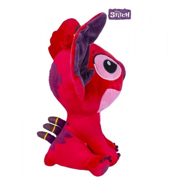 Lilo&Stitch - Peluche Leroy Rouge Avec Son et avec Display - 29cm - Qualité  Super Soft