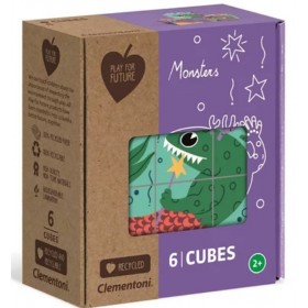 Clementoni Play For Future - Puzzle Dés 6 Cubes