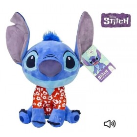 Peluche Disney Lilo & Stitch Stitch Hawaiian avec son 30cm