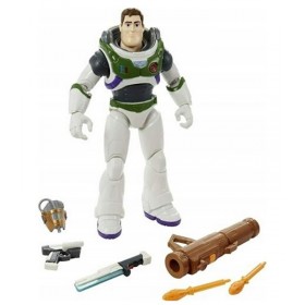 Disney Buzz L'Eclair Avec Equipement de Mission - Figurine Articulée 13cm