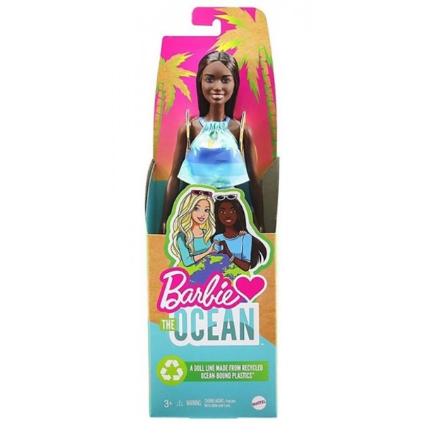 Poupée Barbie Loves the Ocean Brune en Tenue de Plage