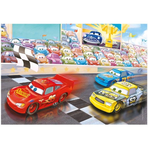 Disney Pixar Cars Lot de 3 puzzles 48 pièces Clementoni - 100% recyclé et recyclable