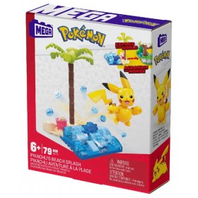 Mega Construx Pokémon Pikachu Aventure à la Plage 79 pièces