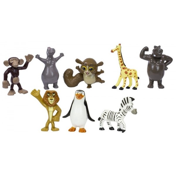 Figurine Madagascar 2 - Figurine de 3cm - Modèle Aléatoire