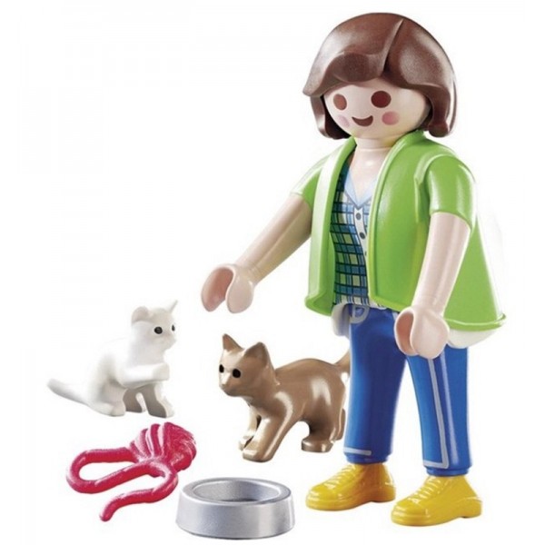 Playmobil 70562 Playmo-Friends - Femme avec chatons