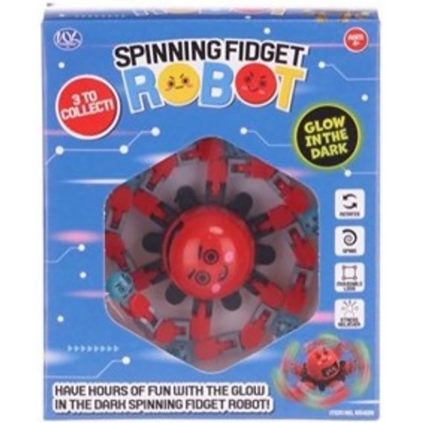 Robot Spinning Fidget Rouge