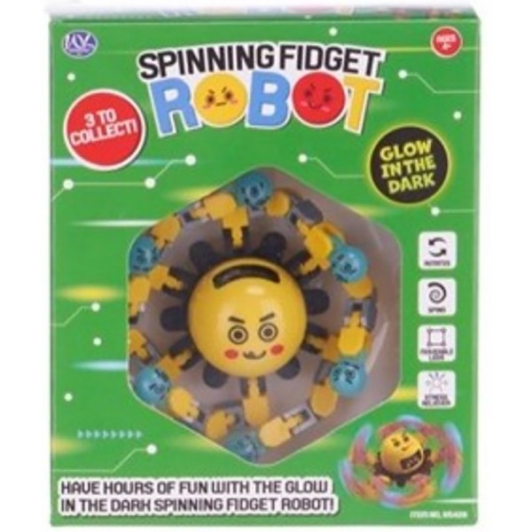 Robot Spinning Fidget Jaune