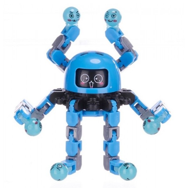 Robot Spinning Fidget Bleu