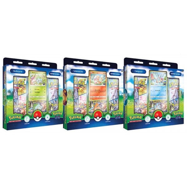 Coffret Pokémon GO tripack et pin's