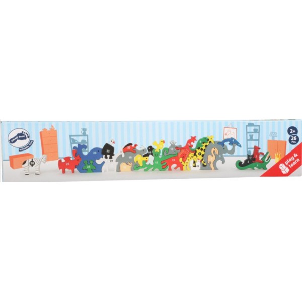 Puzzle Bois Animaux Chiffres et Lettres