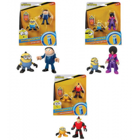 Figurines Minions Bob et Svengence - Imaginext