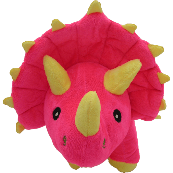 Peluche dinosaure rose 39cm