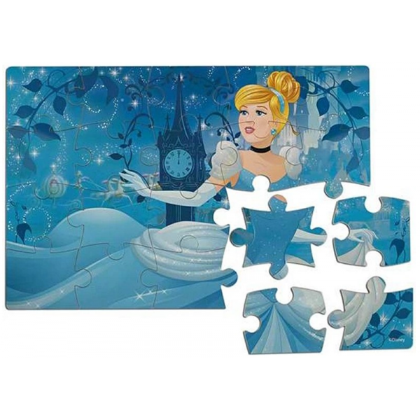 Disney Princesses Puzzle bois 4 modèles - Cendrillon