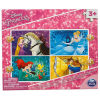 Disney Princesses Puzzle bois 4 modèles