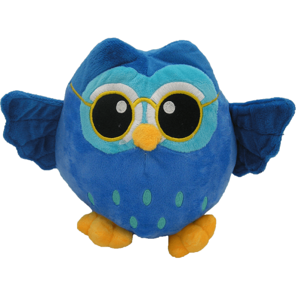 Peluche Hibou bleu