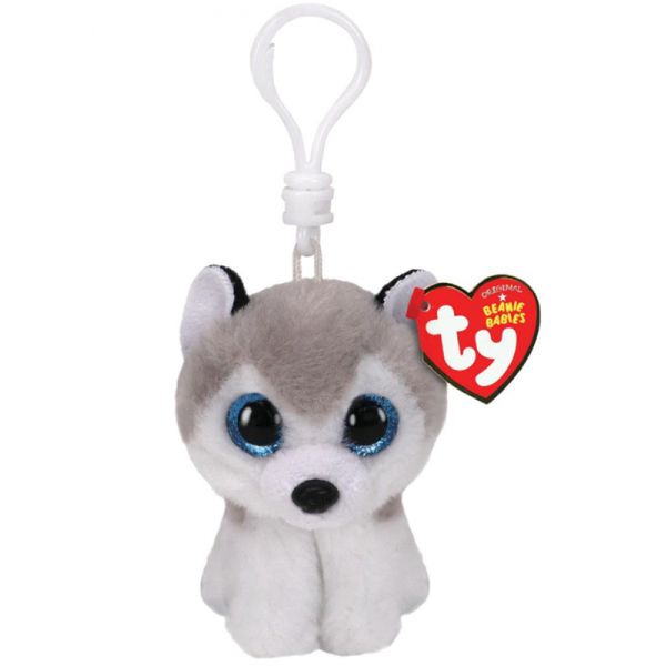 Peluche Ty Beanie Boo's Clip Buff le Chien Husky Porte-clés