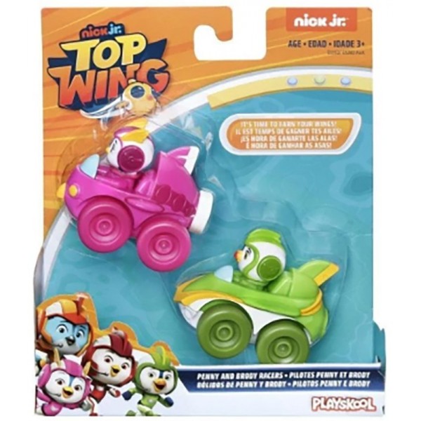 Super Wings Pack 2 Mini Figurines + Voitures Brody et Penny