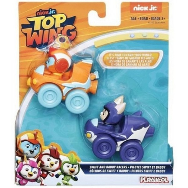 Super Wings Pack 2 Mini Figurines + Voitures Swift et Baddy