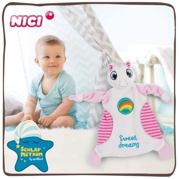 Peluche Doudou Licorne Rose Sweat Dreams - NICI