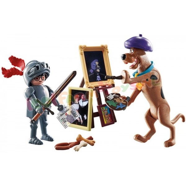 Playmobil Scooby Doo avec le Chevalier Noir 70709