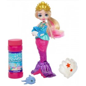 Poupée Enchantimals Ocean Kingdom Sirène à bulles et accessoires