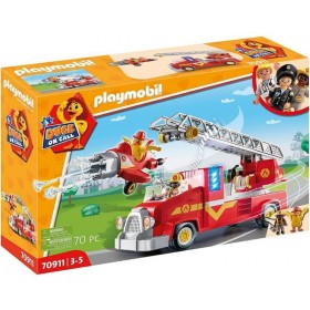 Playmobil Duck on Call Camion de pompier avec lumière et son 70911