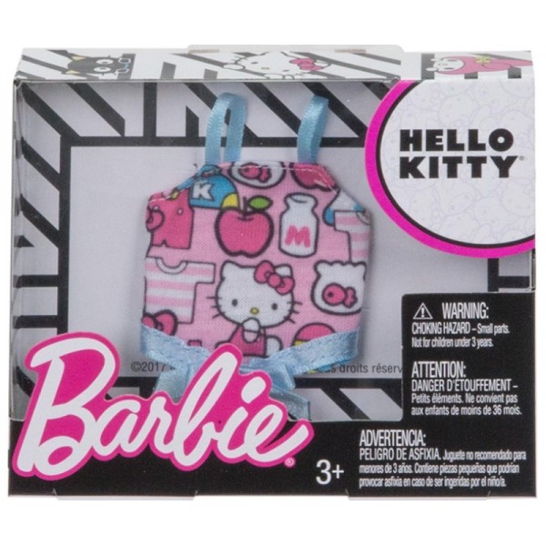 Barbie Fashions Top Hello Kitty Rose Mattel FLP42
