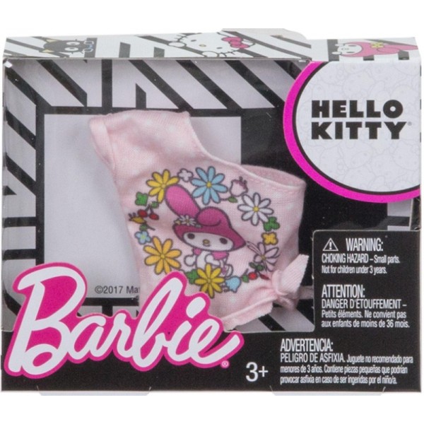 Barbie Fashions Top Hello Kitty My Melody Mattel FLP43