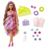 Poupée Barbie Totally Hair Look Fleuri - Mattel