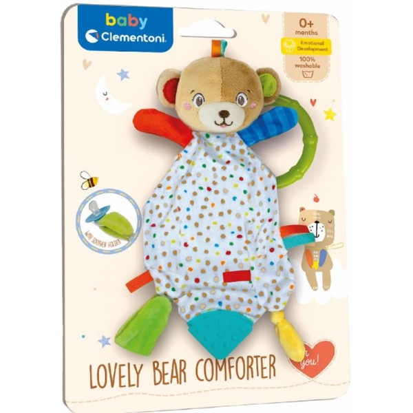 Peluche Doudou Hochet Ourson Clementoni Baby