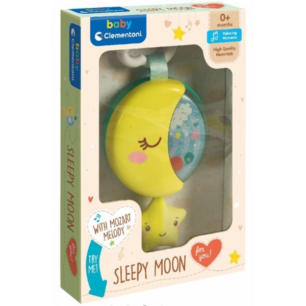 Hochet Lune Musicale Sleepy Moon Clementoni Baby